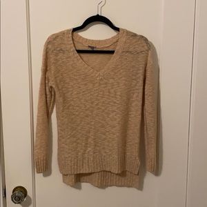 Charlotte Russe Light Pink V-neck Sweater